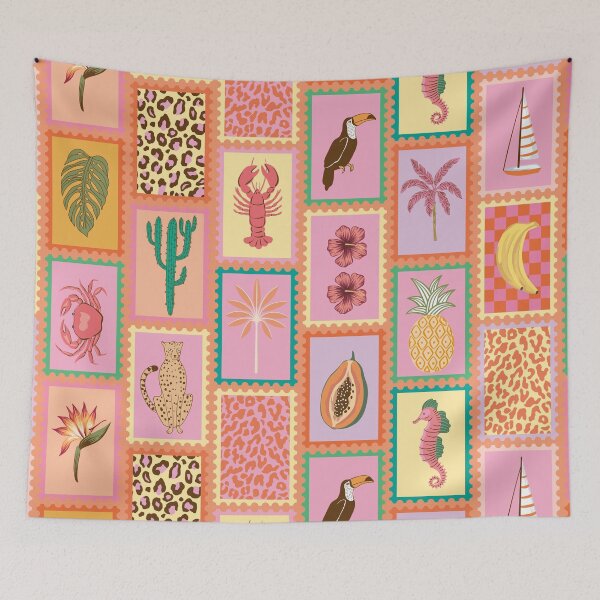 Item preview, Postage summer pattern. designed and sold by anyuka.