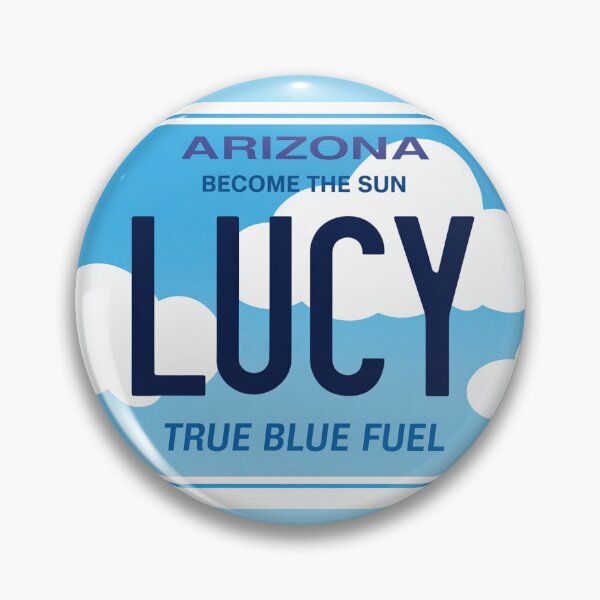 Item preview, Lucy License Plate, True Blue Fuel, July ‘95 designed and sold by Write Brite.