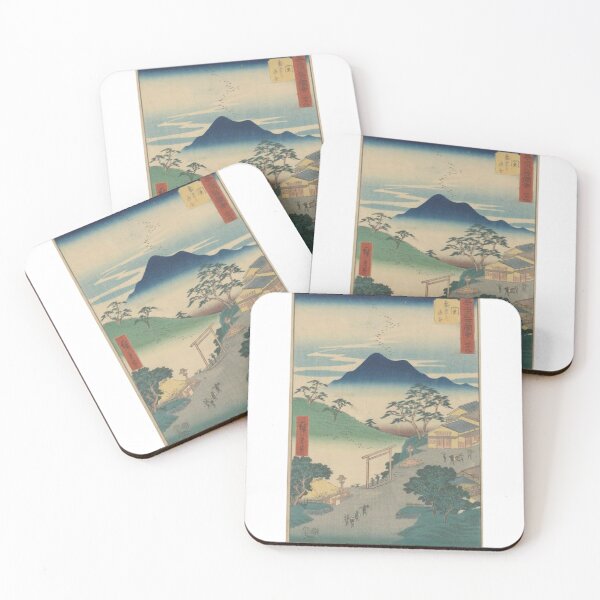 Item preview, "Seki" Snow landscape woodblock print designed and sold by Sakura Zen.