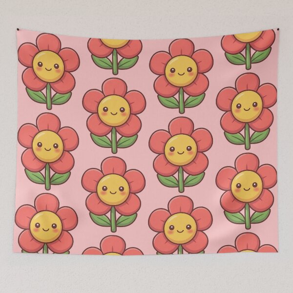 Item preview, Happy Flower Friend - Kawaii Aesthetic Daisy - Cute Mee Smiles designed and sold by Cute Mee .