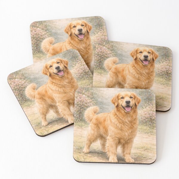 Item preview, Vintage Golden Retriever designed and sold by Blackberry Hill Design Co..