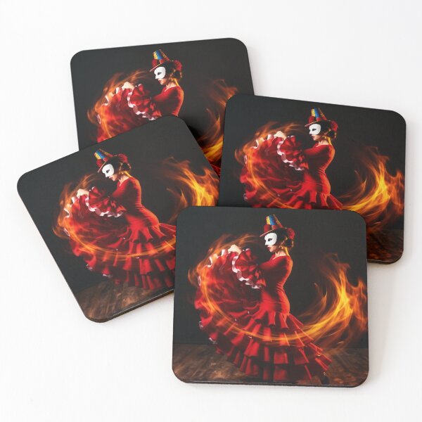 Item preview, Flamenco in Flames - A Dance of Passion and Light designed and sold by Gabi.Media.