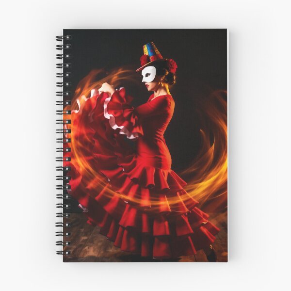 Item preview, Flamenco in Flames - A Dance of Passion and Light designed and sold by Gabi.Media.