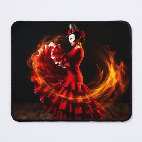 Item preview, Flamenco in Flames - A Dance of Passion and Light designed and sold by Gabi.Media.