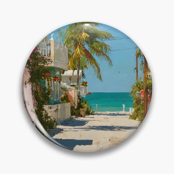 Item preview, Key Largo Sunlit Street to the Ocean designed and sold by daila70.