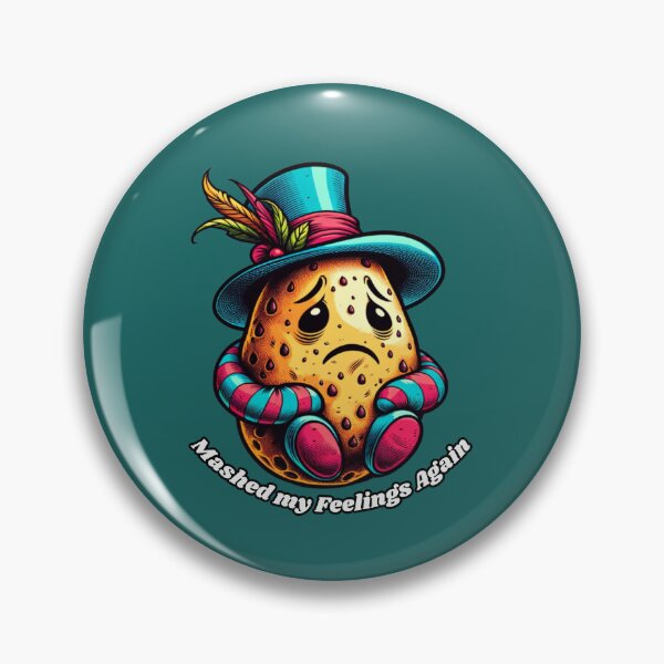 Item preview, Sad Potato in Fancy Hat designed and sold by All About DigiCraft by Fedelina.