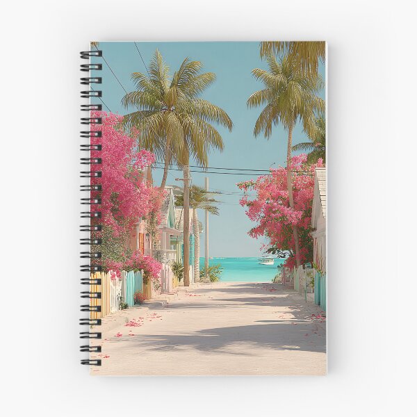 Item preview, Key Largo Palm Lined Street to Turquoise Ocean designed and sold by daila70.