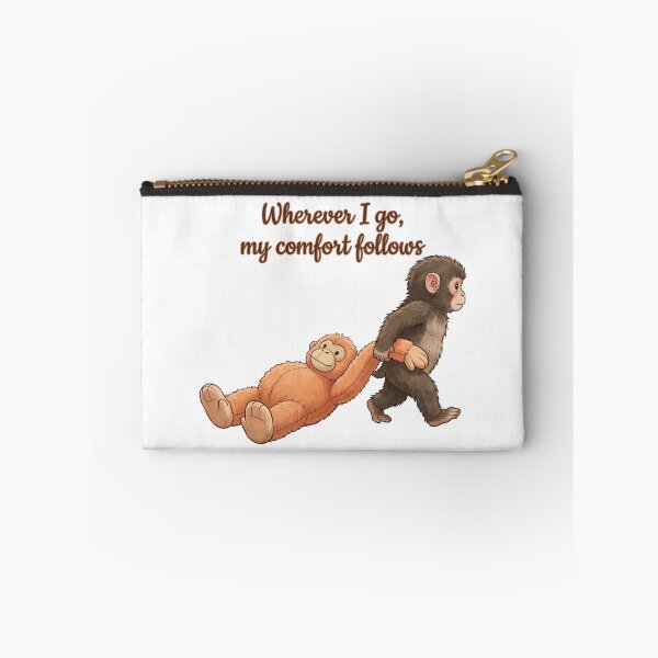 Item preview, Wherever I Go My Comfort Follows - Baby Monkey Punch designed and sold by KubbyArt.