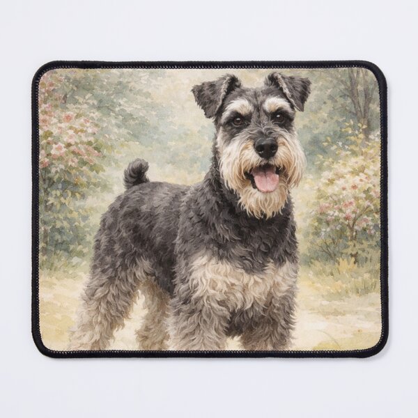 Item preview, Vintage Miniature Schnauzer designed and sold by Blackberry Hill Design Co..