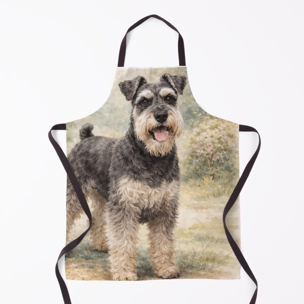 Item preview, Vintage Miniature Schnauzer designed and sold by Blackberry Hill Design Co..