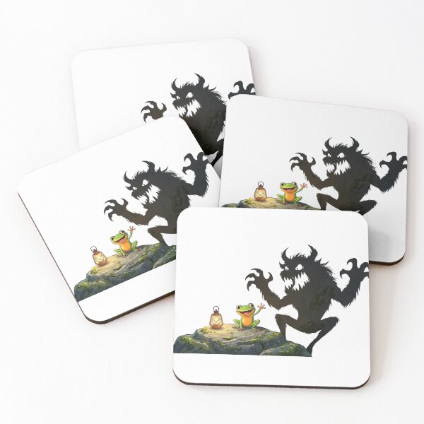 Item preview, Funny Frog Monster Shadow - Tiny Frog Big Energy designed and sold by Wear Sculpt.