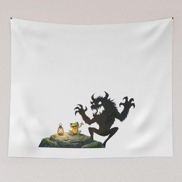 Item preview, Funny Frog Monster Shadow - Tiny Frog Big Energy designed and sold by Wear Sculpt.