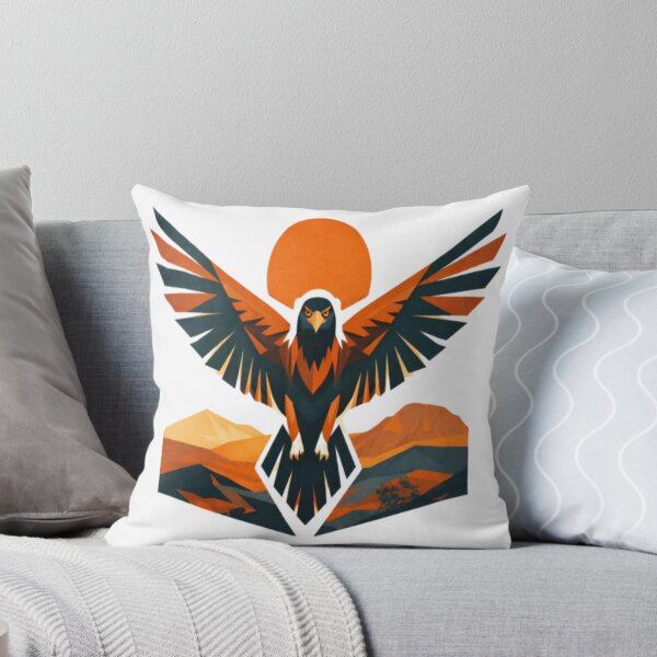 Item preview, edgetail Eagle Geometric Crest – Bold Australian Raptor Art designed and sold by PawPrintCustom.