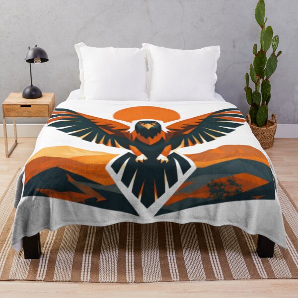 Item preview, edgetail Eagle Geometric Crest – Bold Australian Raptor Art designed and sold by PawPrintCustom.