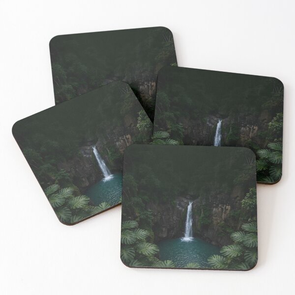 Item preview, Mystic Jungle Oasis: Secret Waterfall In Tropical Paradise designed and sold by Vista Atelier.