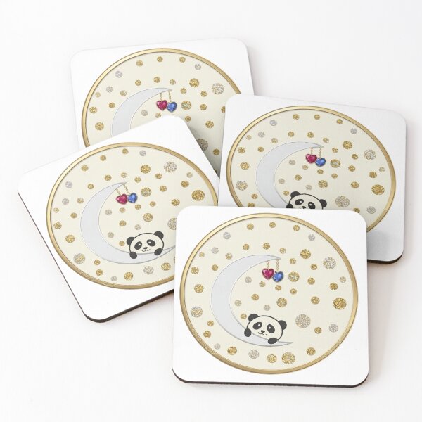 Item preview, Cute  Panda on the Moon designed and sold by Sandaoltean.