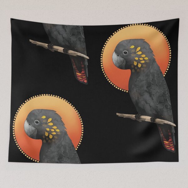 Item preview, Glossy Black Cockatoo Australian Wildlife designed and sold by Karin Taylor.