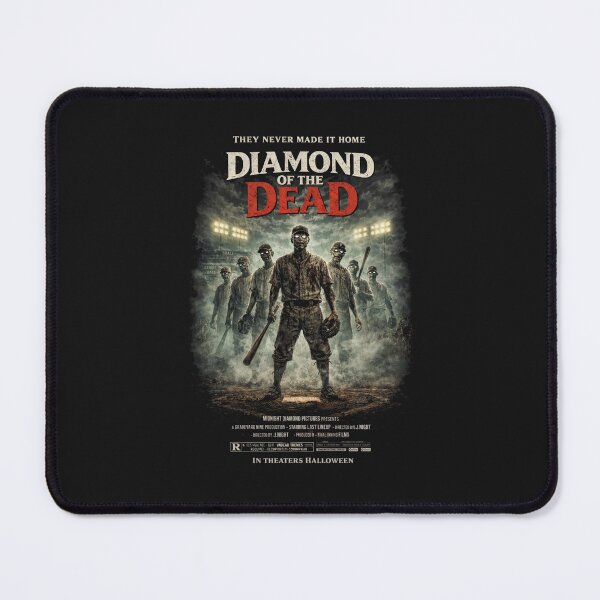 Item preview, Diamond of the Dead Zombie Baseball Horror Movie Poster Parody Shirt designed and sold by GhostDawgs.