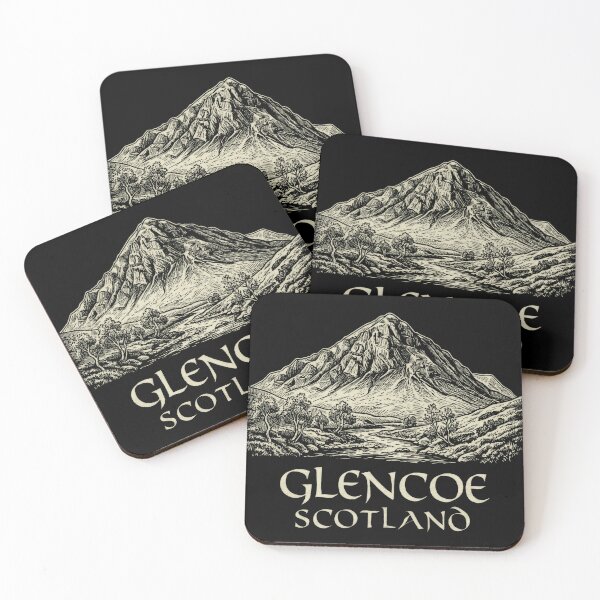 Item preview, Glencoe Scotland Highlands Art - Buachaille Etive Mor Mountain Design designed and sold by Loom on the Loch.