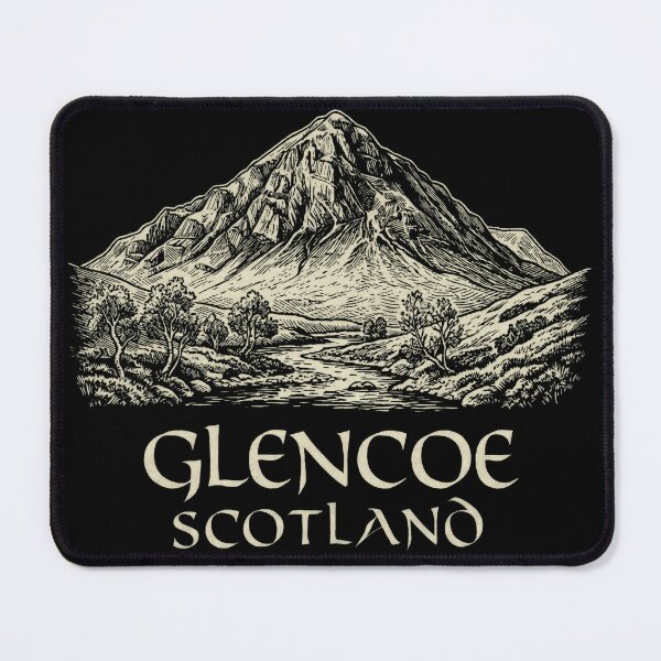 Item preview, Glencoe Scotland Highlands Art - Buachaille Etive Mor Mountain Design designed and sold by Loom on the Loch.