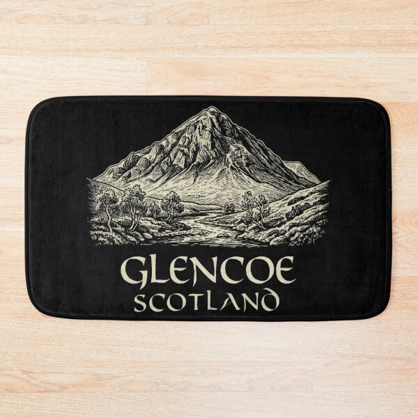 Item preview, Glencoe Scotland Highlands Art - Buachaille Etive Mor Mountain Design designed and sold by Loom on the Loch.