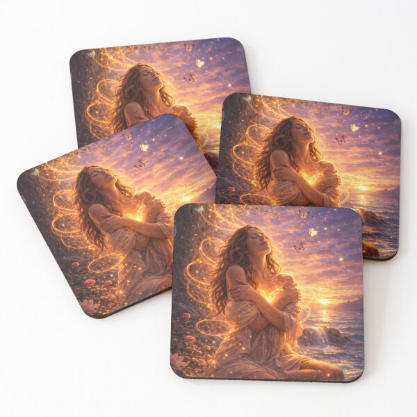 Item preview, I Am Enough (4 Designs) – Self Worth Affirmation – Empowering Feminine Aesthetic Art designed and sold by MrsMimpi.