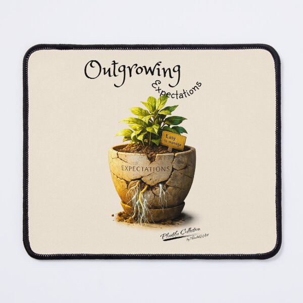 Item preview, ✴️PLANTIFA COLLECTION✴️ - Outgrowing Expectations - BACKGROUND: Soft Warm Cream designed and sold by WheelieGdArt.