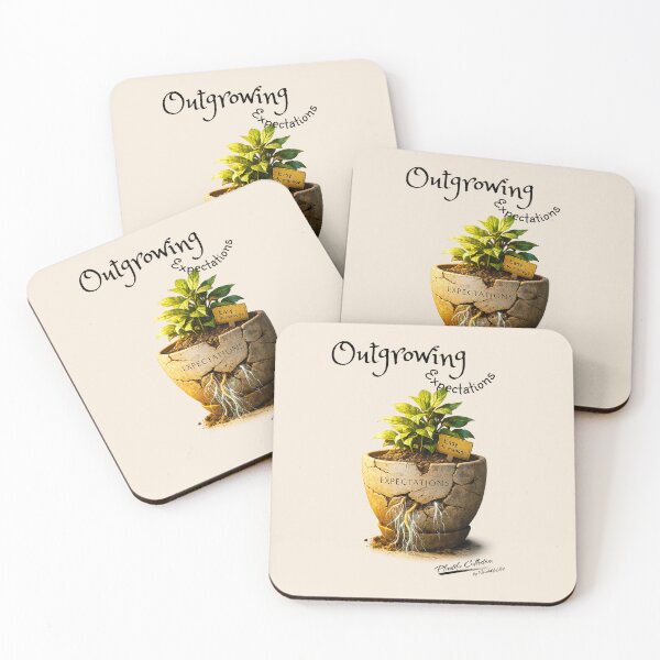 Item preview, ✴️PLANTIFA COLLECTION✴️ - Outgrowing Expectations - BACKGROUND: Soft Warm Cream designed and sold by WheelieGdArt.