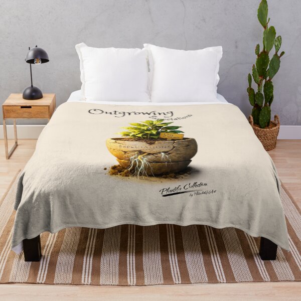Item preview, ✴️PLANTIFA COLLECTION✴️ - Outgrowing Expectations - BACKGROUND: Soft Warm Cream designed and sold by WheelieGdArt.