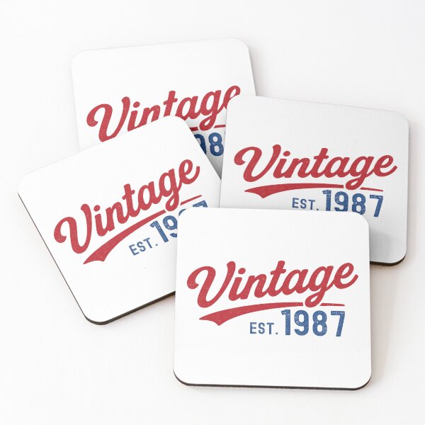 Item preview, Vintage Est 1987 Retro Script designed and sold by THIENVT.