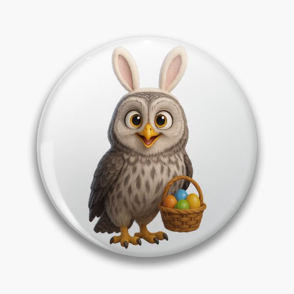 Item preview, Easter Great Grey Owl designed and sold by Sillytoe.