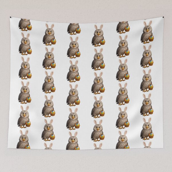 Item preview, Easter Great Grey Owl designed and sold by Sillytoe.
