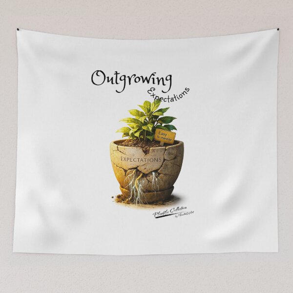 Item preview, ✴️PLANTIFA COLLECTION✴️ - Outgrowing Expectations - BACKGROUND: White designed and sold by WheelieGdArt.