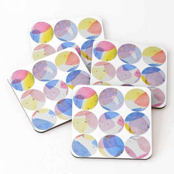 Item preview, Circles with Abstract Watercolour designed and sold by RachelHayesArt.