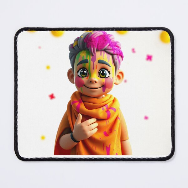Item preview, Festive Holi Child Sticker designed and sold by Teewave-Ashish.