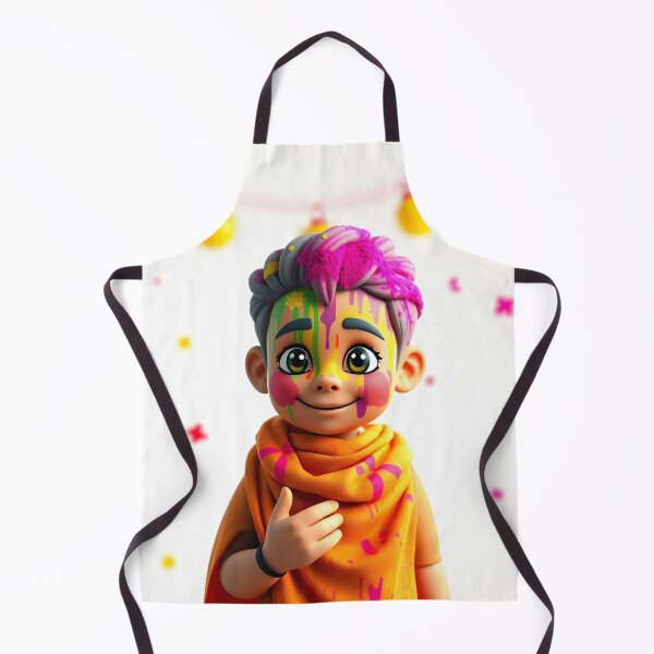 Item preview, Festive Holi Child Sticker designed and sold by Teewave-Ashish.