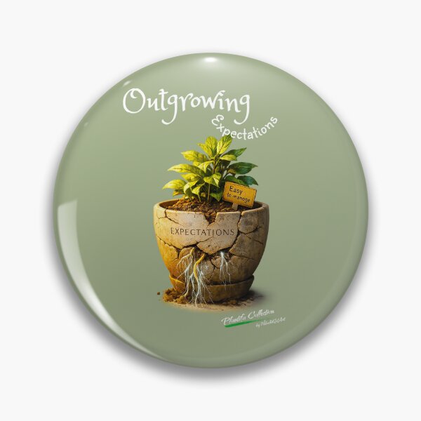 Item preview, ✴️PLANTIFA COLLECTION✴️ - Outgrowing Expectations - BACKGROUND: Muted Sage designed and sold by WheelieGdArt.