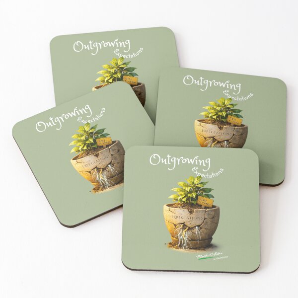Item preview, ✴️PLANTIFA COLLECTION✴️ - Outgrowing Expectations - BACKGROUND: Muted Sage designed and sold by WheelieGdArt.