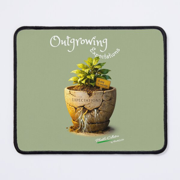Item preview, ✴️PLANTIFA COLLECTION✴️ - Outgrowing Expectations - BACKGROUND: Muted Sage designed and sold by WheelieGdArt.