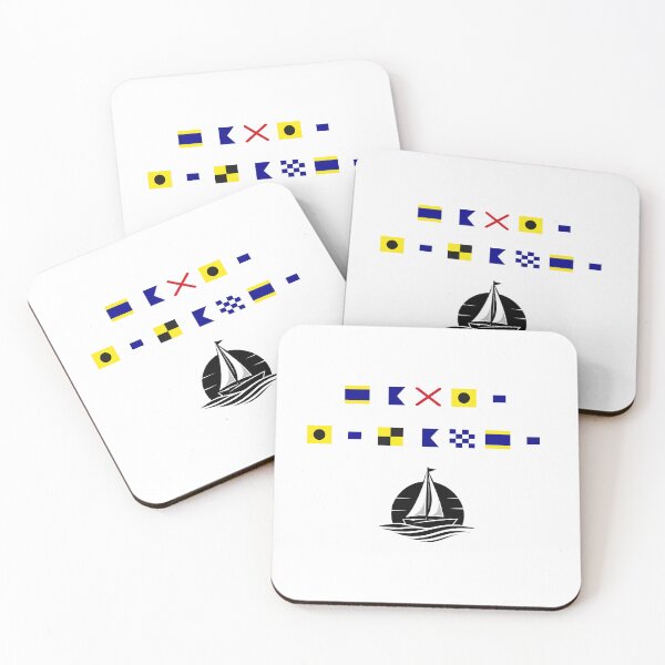 Item preview, Davis Islands - Nautical Signal Flags designed and sold by AnchorsAwayCo.