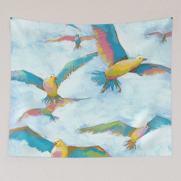 Item preview, Painted Birds In Flight designed and sold by Steve Haskamp.