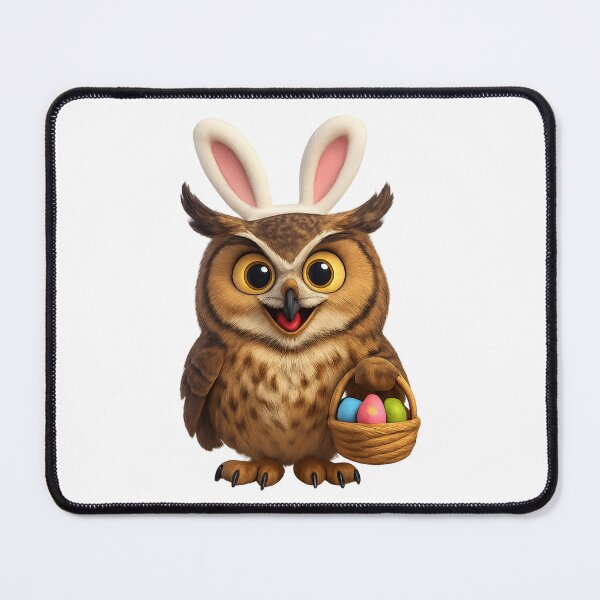 Item preview, Easter Great Horned Owl designed and sold by Sillytoe.