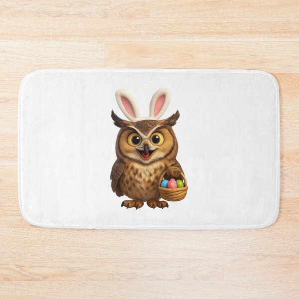 Item preview, Easter Great Horned Owl designed and sold by Sillytoe.