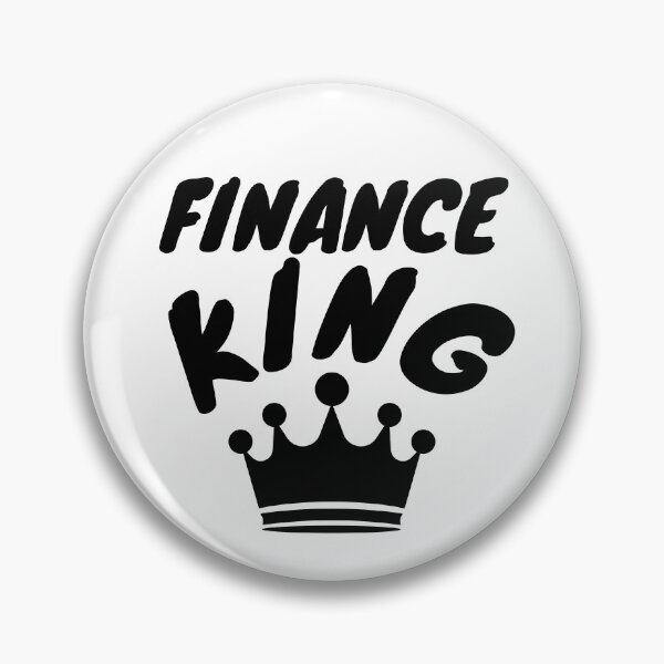 Item preview, Finance King Money Mindset Quote Design designed and sold by DesignsVault.
