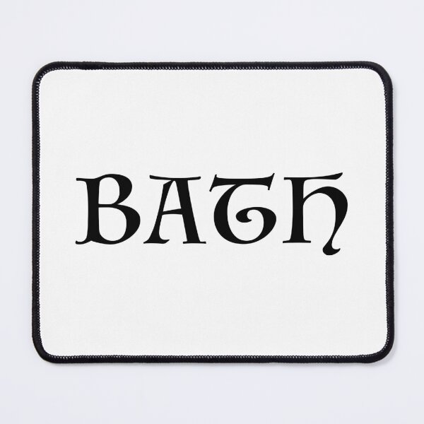 Item preview, Bath old medieval style text (Black) designed and sold by STUDIO-72.