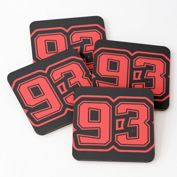 Item preview, Copy of Minimal 93 Design – Aesthetic Number 93 Style designed and sold by MeowCatVibe.
