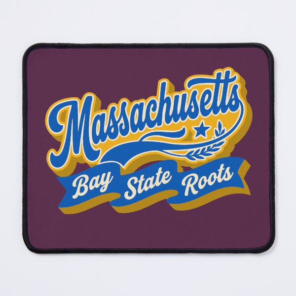 Item preview, Vintage Massachusetts Bay State Roots Retro Script Tee designed and sold by Cozy-Old-Pub.