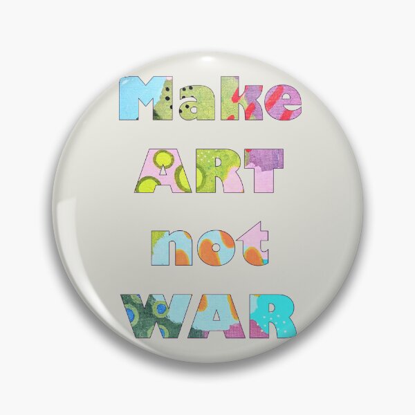 Item preview, Make ART not WAR visual designed and sold by RachelHayesArt.