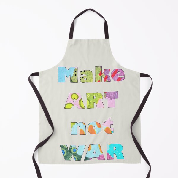 Item preview, Make ART not WAR visual designed and sold by RachelHayesArt.