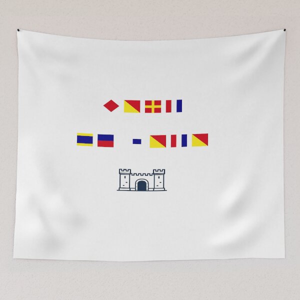 Item preview, Fort De Soto - Nautical Signal Flags designed and sold by AnchorsAwayCo.